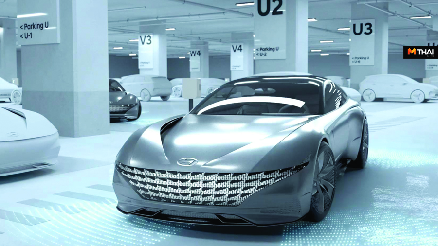 hyundai Hyundai Le Fil Rouge kia Wireless Charging การชาร์จแบตเตอรี่ คลิปวิดีโอ รถ concept car รถยนต์ไฟฟ้า