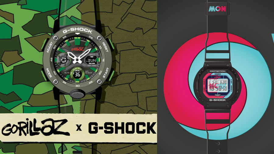 fashion g-shock GA-2000 Gorillaz GW-B5600 The Now Now watch นาฬิกา แฟชั่น