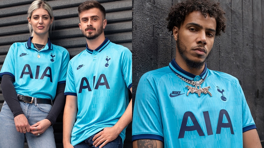 AJ Tracey fashion jersey kit Lookbook nike Sportwear spur streetwear Tottenham Hotspur UEFA Champions League ฟุตบอล แฟชั่น ไนกี้