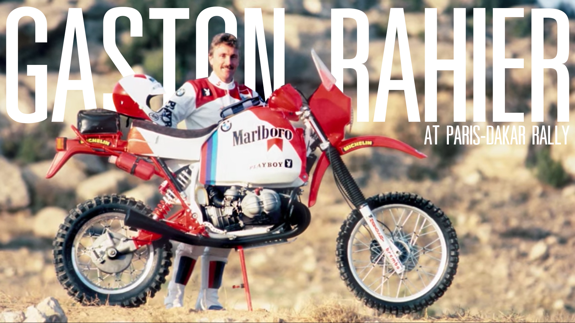 BMW R 80 G/S Gaston Rahier Paris-Dakar Rally