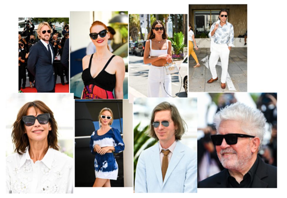 Cannes Film Festival 2021 CelebritySpotted glasses แว่นตา