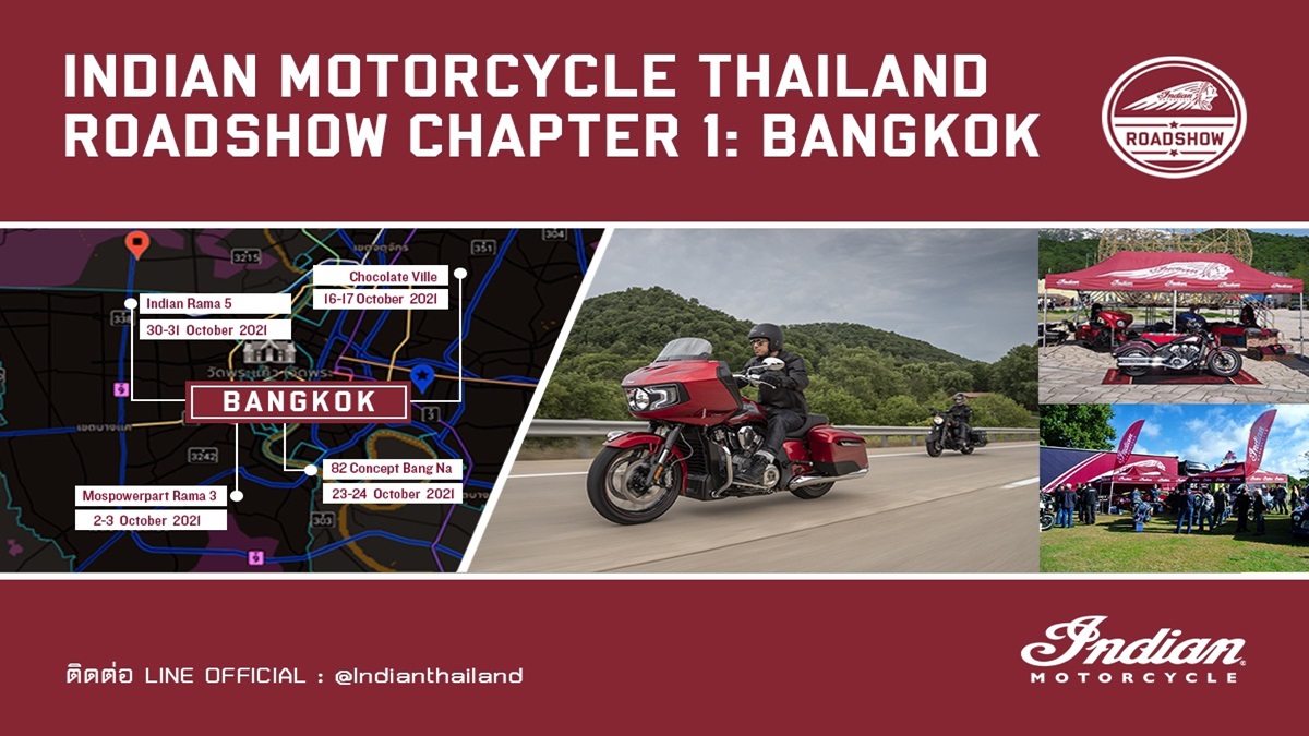 Bangkok Indian Motorcycle Thailand Roadshow