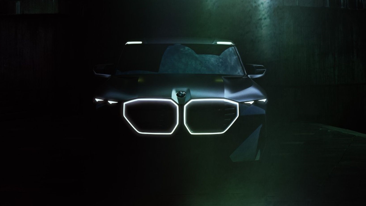 BMW BMW Concept XM BMW M Concept car Teaser บีเอ็มดับเบิลยู ภาพทีเซอร์ รถคอนเซ็ปต์