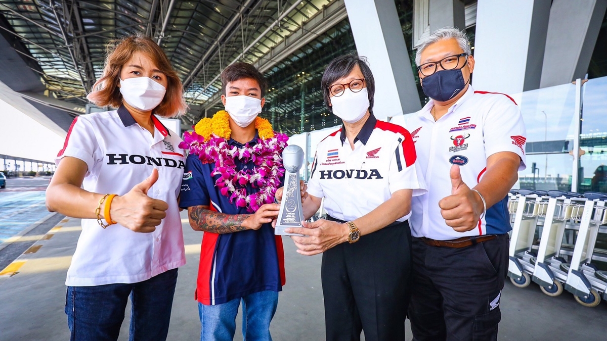 FIM CEV Moto3 Junior World Championship Honda Racing Thailand Race to the Dream ธัชกร บัวศรี ฮอนด้า เรซ ทู เดอะ ดรีม ฮอนด้า เรซซิ่ง ไทยแลนด์ เรดบูล โมโตจีพี รุกกีส์ คัพ 2021 เอฟไอเอ็ม ซีอีวี โมโตทรี จูเนียร์ เวิลด์ แชมเปี้ยนชิพ 2021