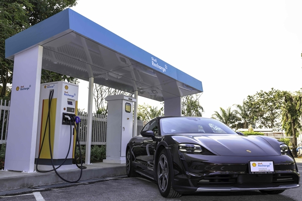 Shell and Porsche extend electric vehicle high-performance charging network from Malaysia to Thailand 