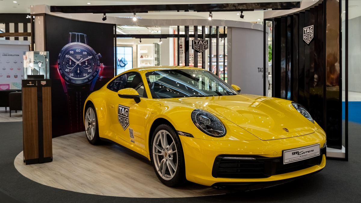 porsche Porsche 911 Carrera TAG HEUER TAG Heuer Heritage Pop-up Museum ปอร์เช่ แทค ฮอยเออร์ ไอคอนสยาม