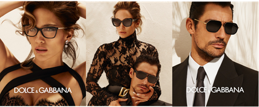 David Gandy Dolce&Gabbana glasses Jennifer Lopez Sunglasses แว่นตา แว่นตากันแดด