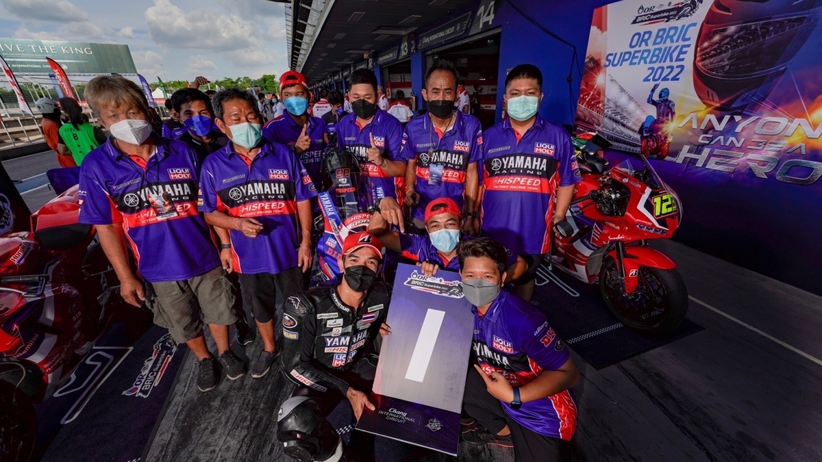 Chang International Circuit OR BRIC Superbike 2022 Yamaha R-Series Army YAMAHA THAILAND RACING TEAM ยามาฮ่า ไทยแลนด์ เรซซิ่งทีม สนามช้าง อินเตอร์เนชั่นแนล เซอร์กิต