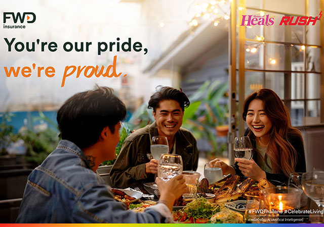 FWD ประกันชีวิต Pride Month เทคโนโลยี AI