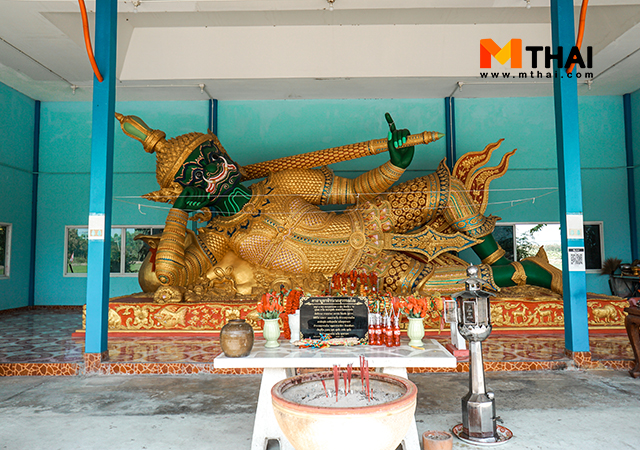 ท้าวเวสสุวรรณ ท้าวเวสสุวรรณปางเสวยสุข วัดถวิลศิลามงคล