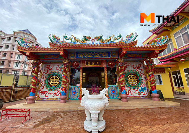 กวนอู ศาลเจ้าซานเซิ่นถาง สมาคมฮากกา หาดใหญ่ เจ้าแม่กวนอิม