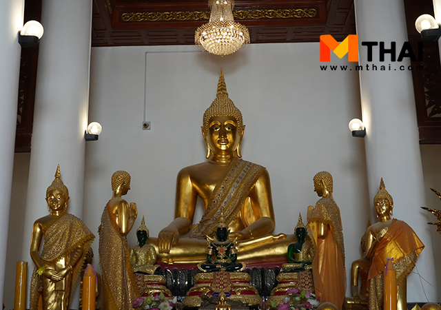 วัดหันตรา สมเด็จพระเจ้าตากสินมหาราช สมเด็จพระเจ้าอยู่หัวบรมโกศ หลวงพ่อเวช โบสถ์มหาอุด