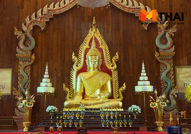 พระเจ้าใหญ่อินทร์แปลง วัดป่าใหญ่ วัดมหาวนาราม