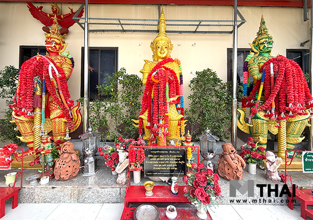 ท้าวเวสสุวรรณ พระรอด วัดปากคลองพระอุดม วัดมอญ