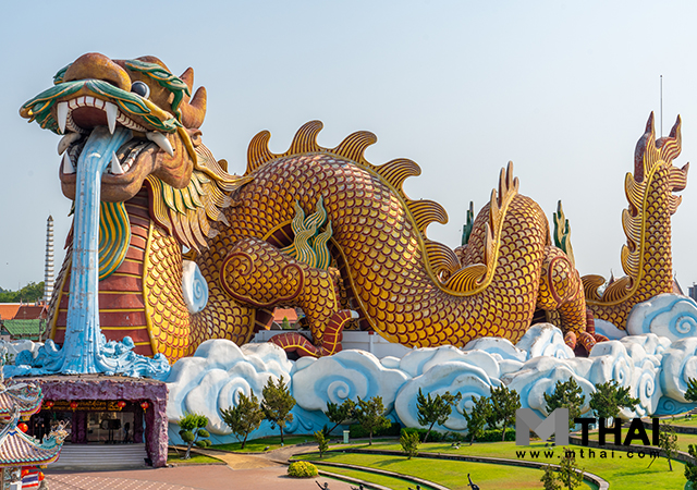 ความสัมพันธ์ไทย - จีน พิพิธภัณฑ์ลูกหลานพันธุ์มังกร ศาลเจ้าพ่อหลักเมือง อุทยานมังกรสวรรค์