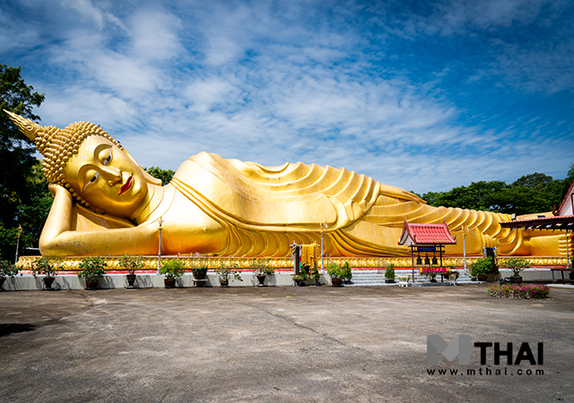 พระนอน พระพุทธไสยาสน์ วัดโบสถ์เจริญธรรม