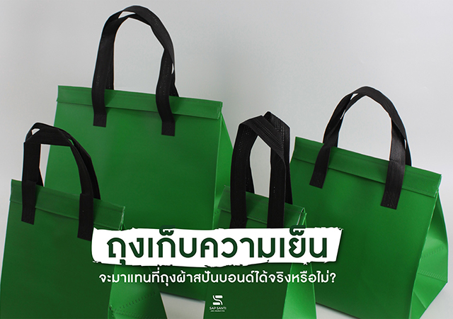 DTF/DFT ถุงผ้าสปันบอนด์ ถุงเก็บความเย็น