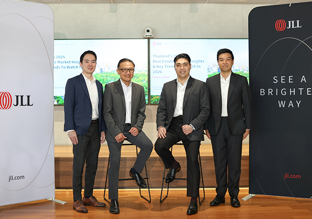 ตลาดอสังหาริมทรัพย์ไทย เจแอลแอล เช่าออฟฟิศ เช่าอาคารสำนักงาน