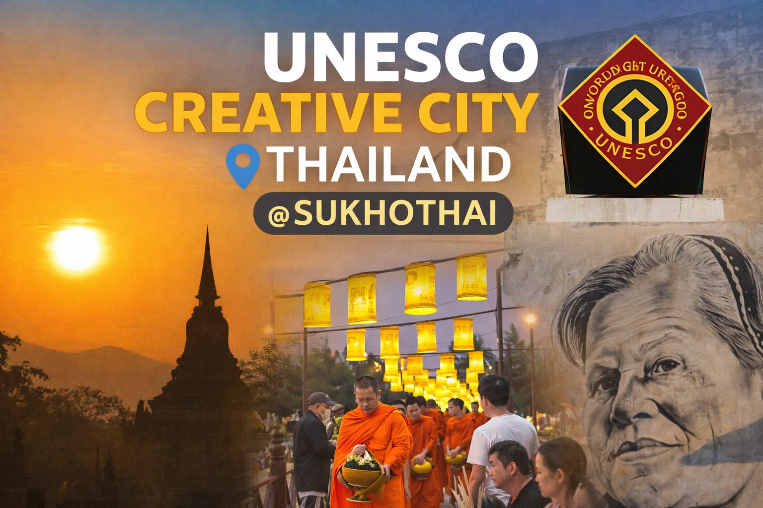 Creative City SUKHOTHAI thailand UNESCO