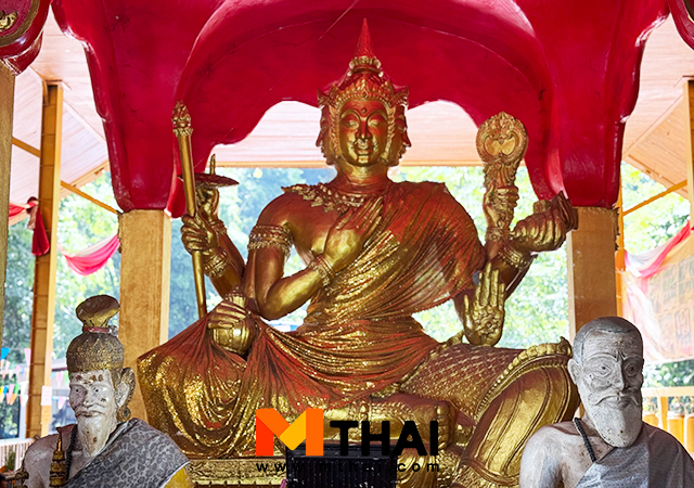 พระพรหม วัดบ้านตำแย วัดศักดิ์สิทธิ์ อุบลราชธานี ศาลตายาย