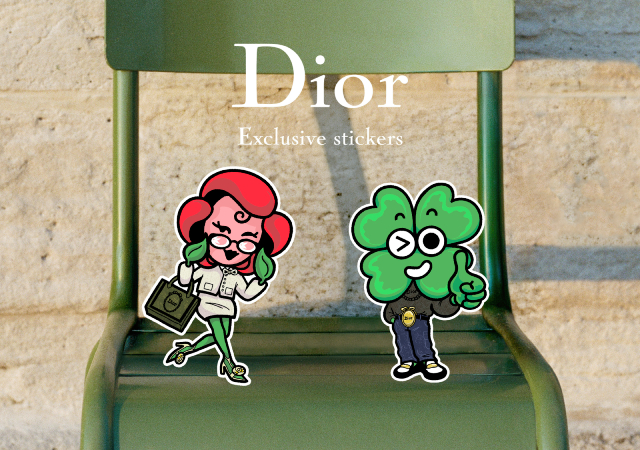 dior Dior Exclusive Stickers สติ๊กเกอร์ไลน์