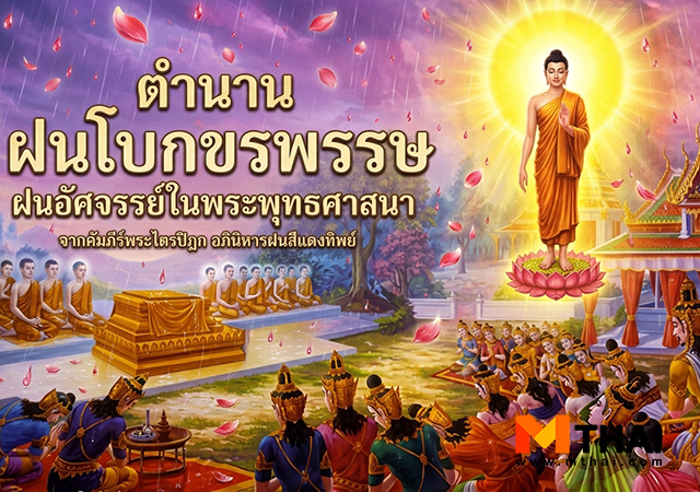ฝนโบกขรพรรษ ฝนโบกขรพรรษ อ่านว่า ฝนโบกขรพรรษคืออะไร? พระพุทธศาสนา พระเวสสันดร
