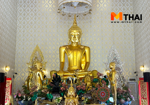 ขอพรขายที่ดิน ท้าวเวสสุวรรณสามขา พระพรหม วัดกำแพง วัดกำแพง นนทบุรี